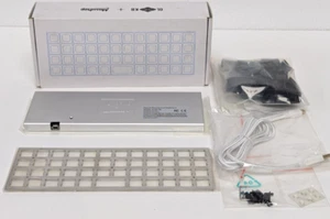 MASSDROP X OLKB-48 PLANCK MECHANICAL KEYBOARD KIT, SILVER CASE, MX COMPATIBLE... - Picture 1 of 6