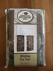 Mossy Oak Original Breakup Camo Pattern Curtains For Window 58x36 inches NEW!!