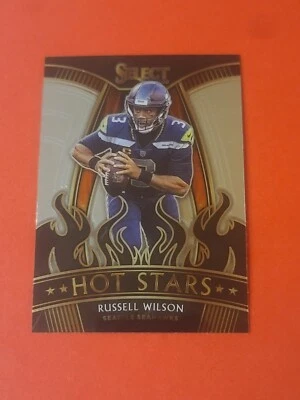 2020 Panini Select Football Hot Stars Russell Wilson Shipped In Toploader  - Image 1 of 4