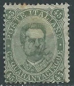 1889 REGNO USATO UMBERTO I 45 CENT - RB45-9 - Picture 1 of 1