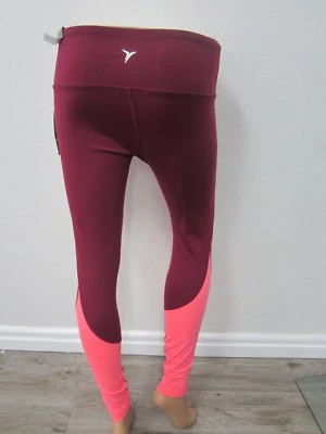 Pantalones de compresión ajustados de tiro alto activos azul marino antiguo talla S/P nuevos con etiquetas Foto 1 de 4