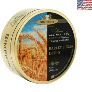 Simpkins Traditional Barley Sugar Drops - Milch- & Nussfreie Reisebonbons (200g) - Bild 1 von 2
