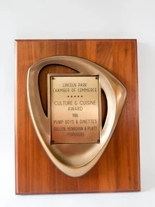 1986 Lincoln Park / CHICAGO Theater Award for " Pump Boys & Dinette " Musical - Picture 1 of 9