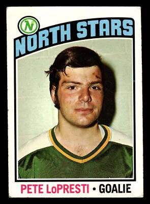 1976-77 Topps - #184 Pete LoPresti - Minnesota North Stars - Image 1 of 2