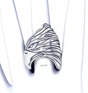 Fritz Casuse American West Bold Eagle Sterling Silver Ring- 7 "RARE" 15g  NIB 🎁 - Picture 1 of 10