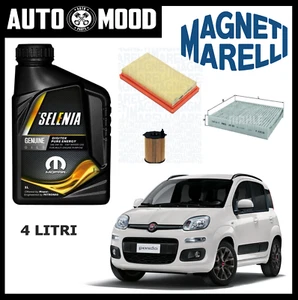 INSPEKTIONSSET 3 FILTER 4 L L LITER DIGITEK 0W30 FIAT PANDA 0.9 TWIN AIR AB 2012 - Bild 1 von 5