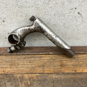 Vintage Steel Stem Balloon Tire Klunker 40s 50s Quill Postwar Neck Cruiser Bike - Picture 1 of 11