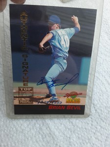 1994 Signature Rookies baseball Autographed Brian Bevil Kansas city Royals card