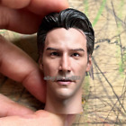 1:6 Head Sculpt Keanu Reeves Constantine For 12" Male Action Figure Body Toys