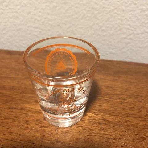 Oklahoma State University Cowboys Multi “OSU” Logo Shot Glass Vintage Cover