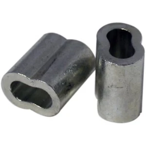 Zinc Plated Copper Sleeves for 3/8" Cable: 1, 2, 5, 10, 25 pcs - Picture 1 of 1