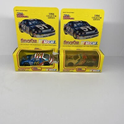 Lot Of 2 RACING CHAMPIONS NASCAR 1:64 DIECAST  #16/#6 1994 Collector Edition - Image 1 of 4