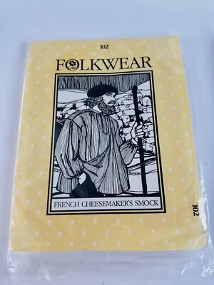 Folkwear French Cheese makers Smock 102 Men/Women VINTAGE 1982 Unused C - Image 1 of 2