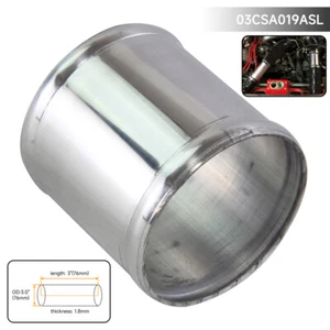 Alloy Aluminum Hose Adapter Joiner Pipe Connector Polished 76mm 3inch OD - Picture 1 of 9