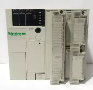 Schneider TSX3705001, TSXDMZ28DR, TSXDEZ12D2, TSXDSZ08R5 MODICON PLC, módulo de E/S - Imagen 1 de 10