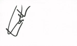 Ian Gillan Sänger tiefviolett Rockmusik handsigniert signiert signierte Karteikarte JSA COA - Bild 1 von 2
