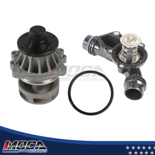 Water Pump Thermostat fit 98-06 BMW Z3 320i 323i 325Ci 325i 325xi 525i 2.5L 3.0L - Image 1 of 4