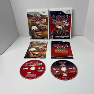 Disney Cars Mater-National Championship & Toon Mater's Tall Tales Nintendo Wii - Imagen 1 de 15