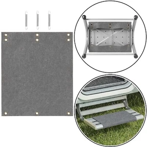 Fußmatte für Trittstufe Klapptritt Wohnwagen Wohnmobil Camping 43x37 cm Grau - Bild 1 von 7