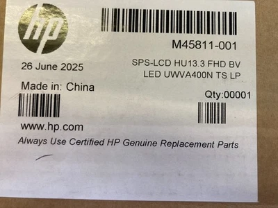 NEW GENUINE HP M45811-001 LCD DISPLAY HU 13.3 FHD TS LP EliteBook x360 1030 G8 - Image 1 of 4