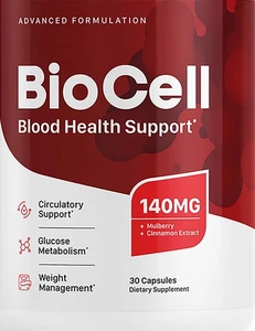 BioCell Blood Health Support Dietary Supplement 30 Capsules Genuine BioCell - Picture 1 of 1