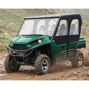 Soft Side Door Cab Enclosure Kit For 2012-2022 Kawasaki Teryx4 4 seat UTV models - Picture 1 of 11