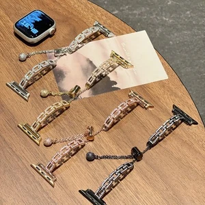 Correa de eslabones geométricos de diamante Ultra SE para Apple Watch Series 10 9 8 7 6 5 4 3 - Imagen 1 de 21