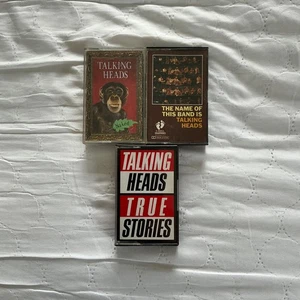 Lot of 3 original cassettes from Talking Heads (Naked / True Stories / This Band - Picture 1 of 2