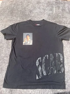Vintage Al Capone Scarface Herren T-Shirt schwarz Scarface Raised buchstabiert Small - Bild 1 von 7