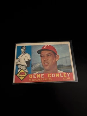 Gene Conley 1960 Topps EX-VG Phillies 293 Foto 1 de 2