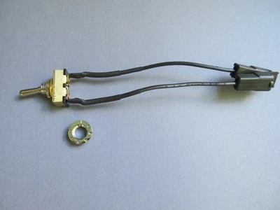 1966 -1967 DODGE CHARGER LIGHT SWITCH W/NUT Rotating Headlight Hold Open Doors - Image 1 of 2