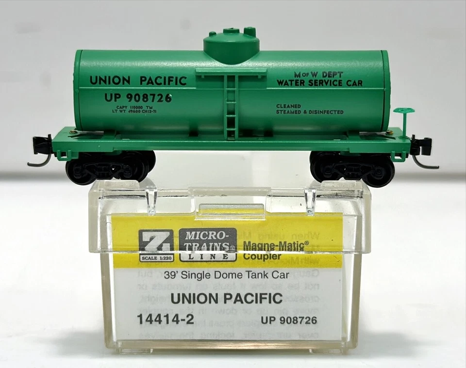 Micro-Trains 14414-2 Z Union Pacific 39' Single Dome Tank Car #908726 NIB - Image 1 of 1