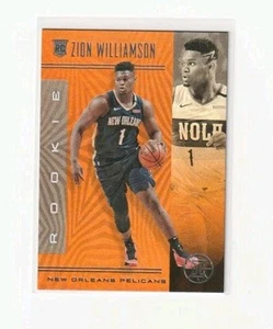 2019 Panini Illusions Rookies Trophy Collection Orange Zion Williamson Rookie RC - Picture 1 of 2