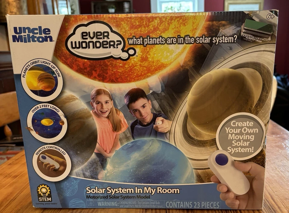 Uncle Milton Solar System in My Room Light-Up Motorized Solar System Model - Image 1 of 2
