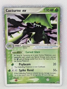 Cacturne ex 91/106 Smaragd Holo Ultra Rare Pokemon TCG Nintendo Vintage MP+ - Bild 1 von 6