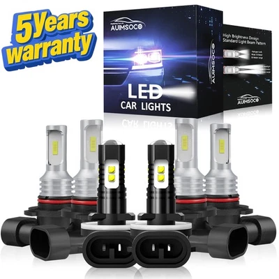 For 1999-2000 Chevrolet K3500 Cab & Chassis 2/4-Door LED Headlights 30000LM - Image 1 of 4