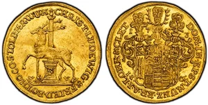 GERMAN ST Stolberg-Stolberg.  1743 IIG Ducat PCGS AU58 - Picture 1 of 1