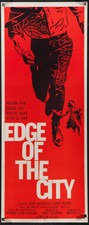 EDGE OF THE CITY 1957 U.S. 14"x36" film poster SAUL BASS Filmartgallery