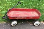 Vintage HAMILTON GREYHOUND Red Wagon Pull Toy with Lifetime Bearings