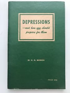 Depressionen und wie man sich darauf vorbereiten sollte um 1950 Wirtschaftsheft - Bild 1 von 4
