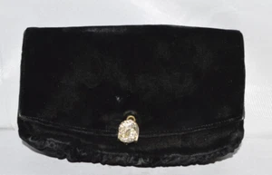 Borsa pochette/cintura Goray in velluto nero - Foto 1 di 4