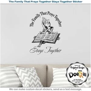 Wall Decal, Home Decor, Praise God Quotes, Vinyl Murals, God Religious Art 043 - Picture 1 of 9