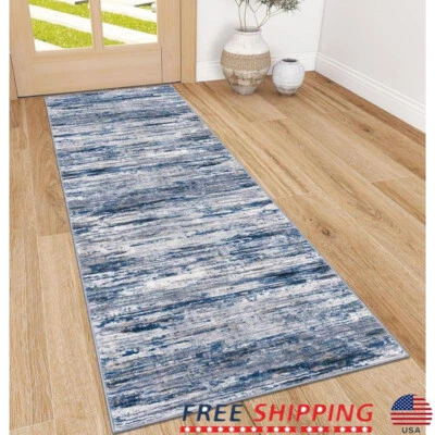 Alfombra Corredor Abstracta Antideslizante Suave Lavable Decoración Interior Pasillo Dormitorio Cocina Foto 1 de 4