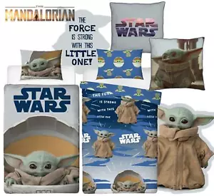 STAR WARS MANDALORIAN BEDDING DUVET TOWEL BLANKET BABY YODA - SOLD SEPARATELY - Picture 1 of 34