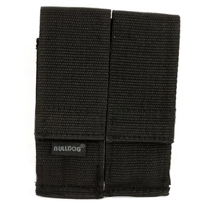 Bulldog Cases Double Magazine Pouch Holds 2 Pistol Mag Hook & Loop Closure Nylon - Picture 1 of 2