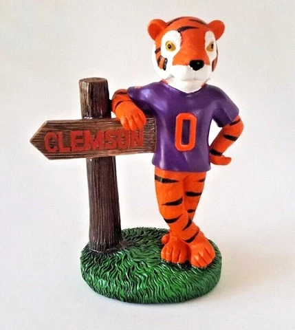 CLEMSON TIGERS TABLE TOP MASCOT FIGURINE 12" Cover