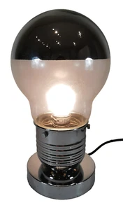 Argos Opal Glühbirne Nachttischlampe Deko Stil Retro - Bild 1 von 5