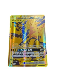 Pikachu & Zekrom GX SM248 Large card jumbo Promo Pokemon Card Holo Free Ship A12 - Picture 1 of 2