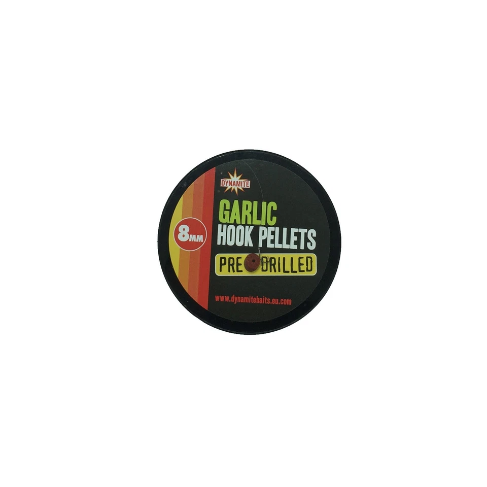 (22,20€/1kg) Dynamite Baits Pre-Drilled Hook Pellets 350g Garlic 8mm - Bild 1 von 1