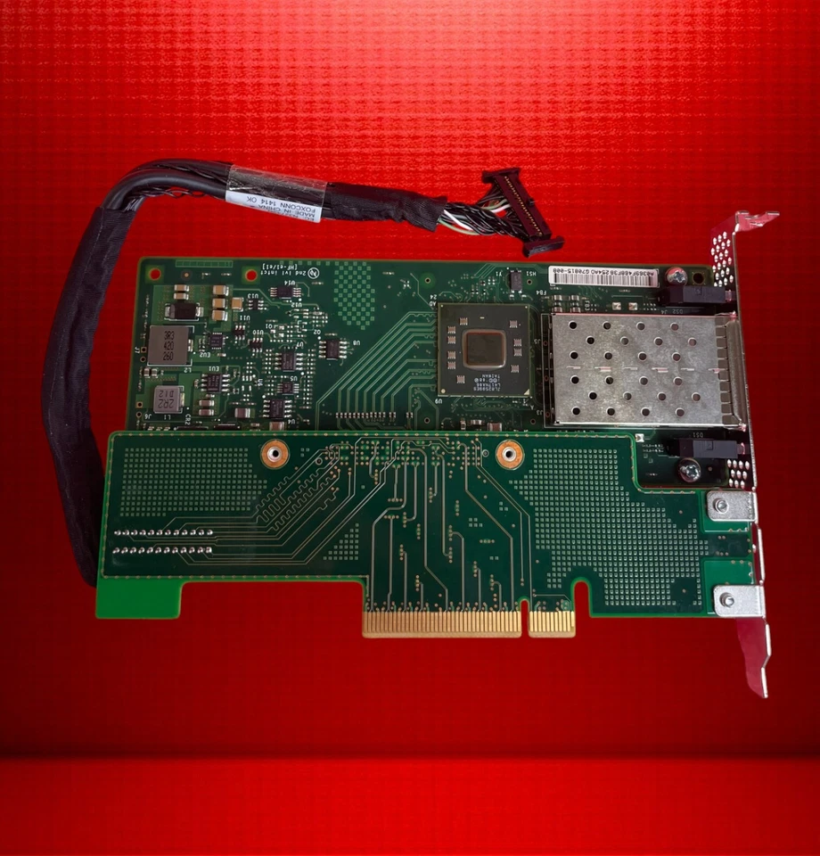 IBM Intel X520-DA2 49Y7982 10Gb SFP+ Dual Port PCIe NIC Adapter w/ Brackets - Image 1 of 4